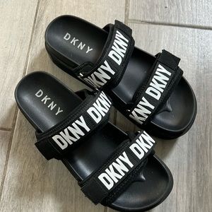 Never Worn DKNY platform sandals
